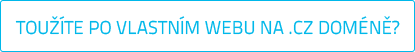 web na cz domene